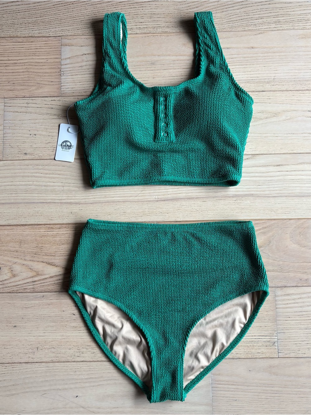 Livy & Kate Two-Piece Bikini Set Kelly Green